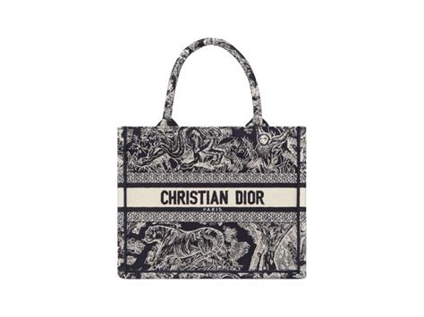 dior small tote bag|dior tiger print tote bag.